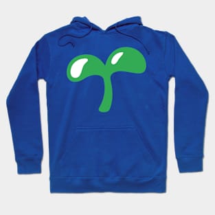 Sprout Plant Emoticon Hoodie